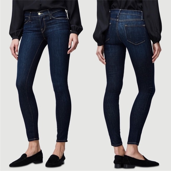 Frame Denim Denim - FRAME Le Skinny de Jeanne Dark Wash Denim Skinny Jeans Women’s Size 26